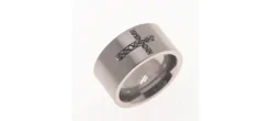 ANILLO ACERO CROS