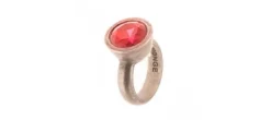 ANILLO BOTTON ROJO
