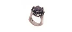 ANILLO HEARTS & ARROWS MORADO