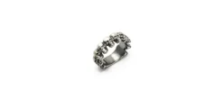 ANILLO RAIVE PLATA CALAVERAS MEDIANAS