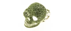 ANILLO SKULL VERDE