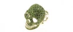 ANILLO SKULL VERDE