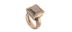 ANILLO SQUARE NEGRO