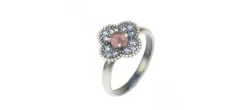 ANILLO SUNFIELD FLOR AZUL