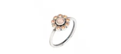 ANILLO SUNFIELD MINI FLOR CUARZO ROSA