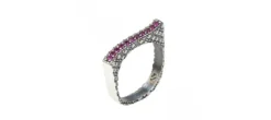 ANILLO SUNFILD ONDULATION ROSA
