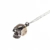 COLGANTE CALAVERA DIAMOND MYADN NEGRA