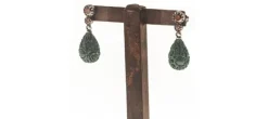 PENDIENTES BAROQUE VERDE II
