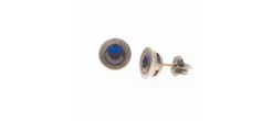 PENDIENTES BOTTON AZUL