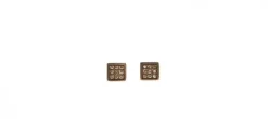 PENDIENTES BROWN CUBE