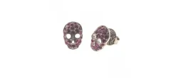 PENDIENTES CALAVERAS ROSA