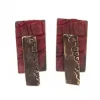 PENDIENTES DE COCODRILO ROJO FILI PLAZA