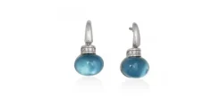 PENDIENTES DROP AZUL