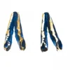PENDIENTES FILI PLAZA BRONCE AZUL
