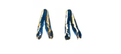 PENDIENTES FILI PLAZA BRONCE AZUL