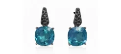 PENDIENTES JAIPUR CUARZO AZUL