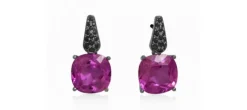 PENDIENTES JAIPUR CUARZO ROSA
