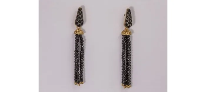PENDIENTES NOIR NEGRO