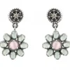 PENDIENTES RAIVE BOTON FLOR CALCEDONIA