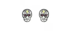 PENDIENTES RAIVE CALAVERA CUORE BOTON