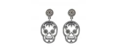 PENDIENTES RAIVE SKULL SPRING