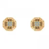 PENDIENTES SUNFIELD CRUZ GOLD