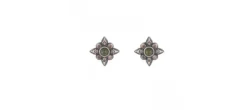 PENDIENTES SUNFIELD ESTRELLA VERDE