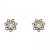 PENDIENTES SUNFIELD ESTRELLA ROSA