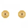 PENDIENTES SUNFIELD OCTOGONO GOLD