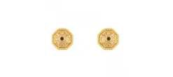 PENDIENTES SUNFIELD OCTOGONO GOLD