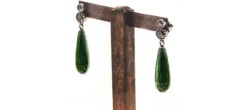 PENDIENTES TEAR VERDE