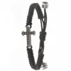 PULSERA CROSS BLACK