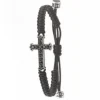 PULSERA CROSS BLACK XL