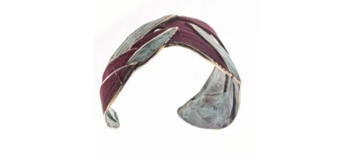 PULSERA FILI PLAZA FUEGO BURDEOS