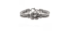 PULSERA KNOT GRIS