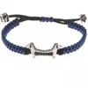 PULSERA M&T DIAMANTES NEGROS (AZUL)