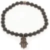 PULSERA MANO DE FATIMA HEMATITE