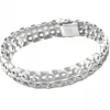 PULSERA MYADN CALADA PLATA