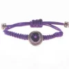PULSERA NUDOS MORADA