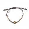 PULSERA RAIVE BOTTON CALCEDONIA ROSA