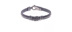 PULSERA RAIVE CALAVERA NEGRA