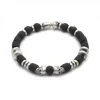PULSERA RAIVE SKULL NEGRA