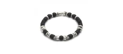 PULSERA RAIVE SKULL NEGRA