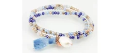 PULSERA ZEN AZUL PERLA