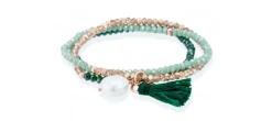 PULSERA ZEN TRIPLE VERDE