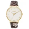 RELOJ NIXON ARROW LEATHER GOLD TAUPE