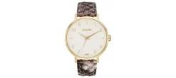 RELOJ NIXON ARROW LEATHER GOLD TAUPE