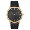 RELOJ NIXON PORTER LEATHER ALL BLACK/ GOLD