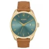 RELOJ NIXON THE BULLET LEATHER TURQUOIS