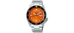 RELOJ SEIKO 5 SPORTS AUTOMATICO SPORTS NARANJA